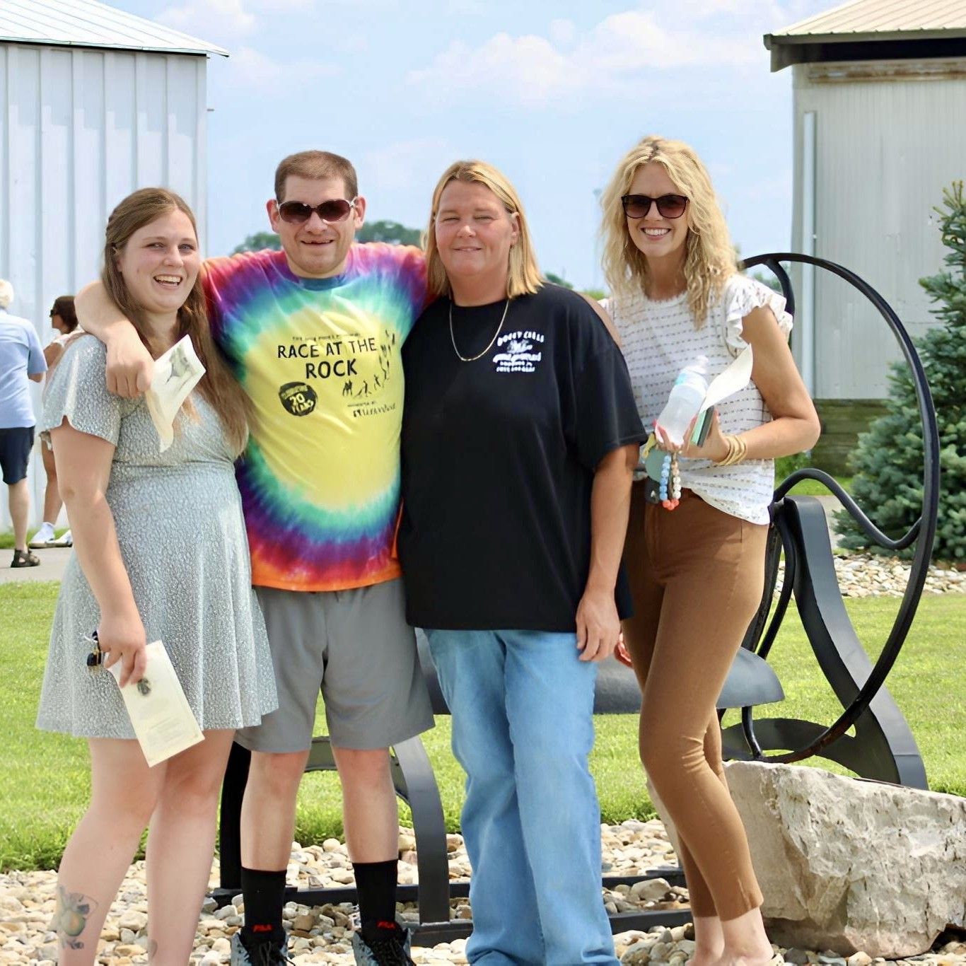 Leadership team with resident